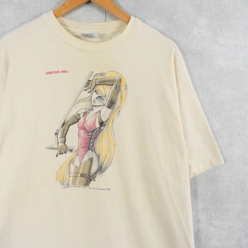 福袋・半額ポスター - クリーニング屋さん専用の通 90年代 90s アメリカ製 バブルガムクライシス コミック 半袖 トップス
