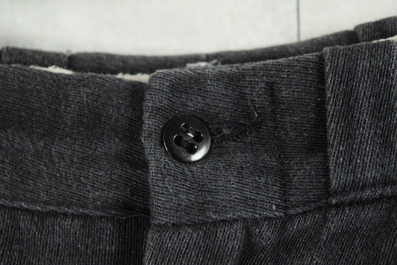 50年代 50s waldesジップ 両爪 グレー スラックス トラウザーズ
