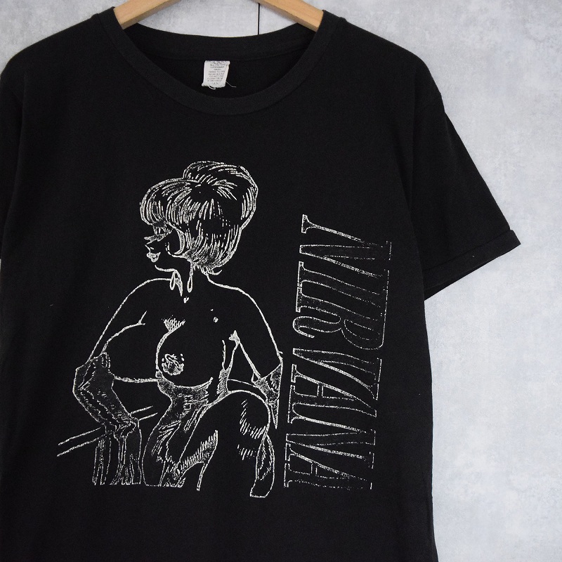 商品画像：NIRVANA ニルヴァーナ バンドTシャツ ロンT / ブラックの通販 by 1