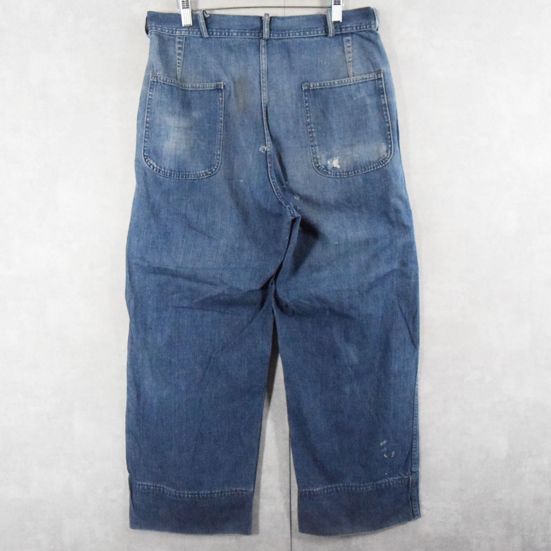 公式の店舗 40s 40年代 デニムパンツ 米 アメリカ軍 usネイビー ミリタリー パンツ