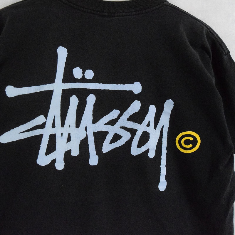 90s 90年代 アメリカ製 ステューシー OLD STUSSY スケーター スケート 黒 ブラック | ビンテージ古着屋Feeet 通販 名古屋  大須 メンズ