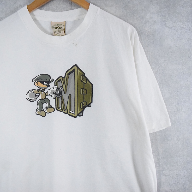 mossimo モッシモ　プリントtシャツ 90s usa スニーカープリント