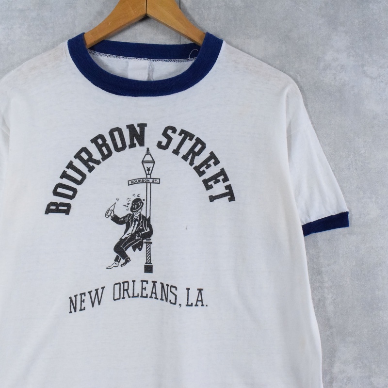 70~80s・USA製】ヴィンテージリンガーTシャツ オフホワイト 赤 | オンライン古着屋 9chord - トップス