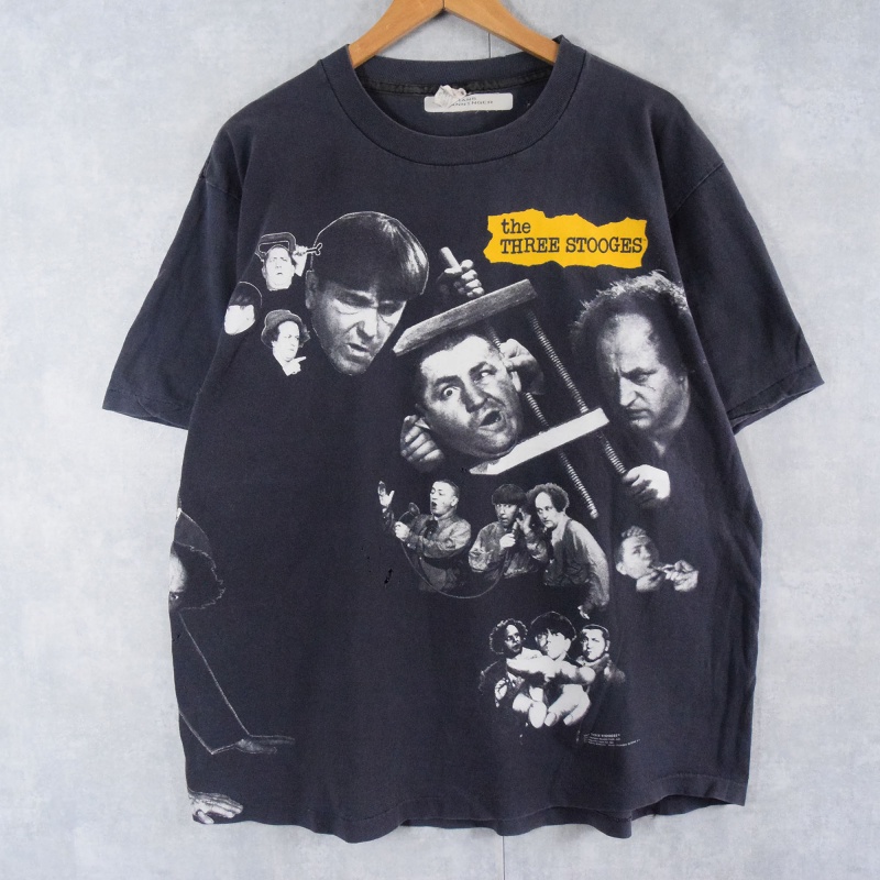 90年代 90s アメリカ製 3バカ 黒 ブラック 半袖 |ヴインテージ