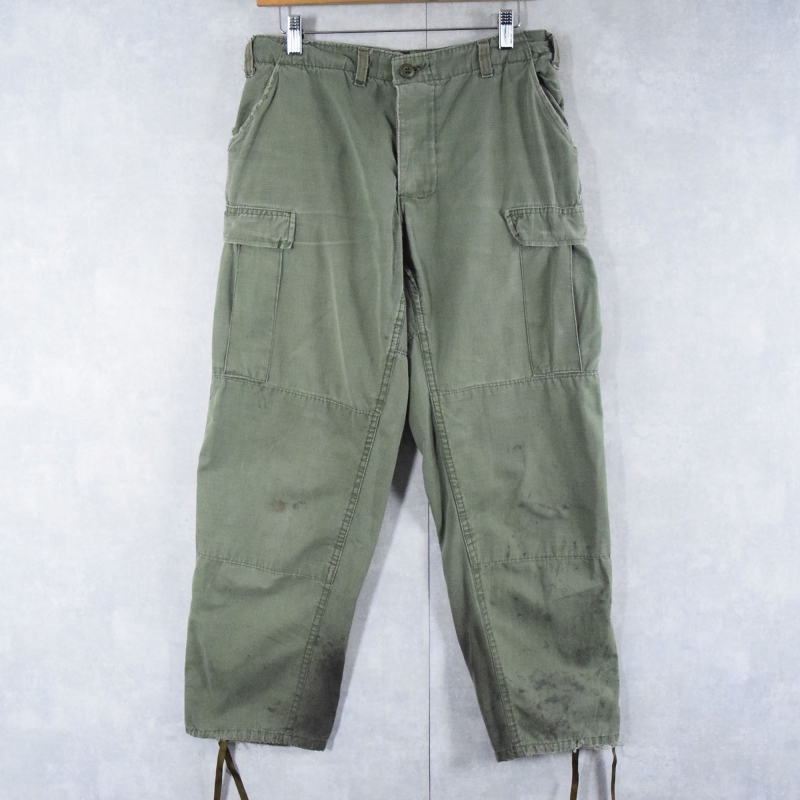 高評価レビュー 80年代 80s アメリカ軍 リップストップ カーゴパンツ 米軍 パンツ