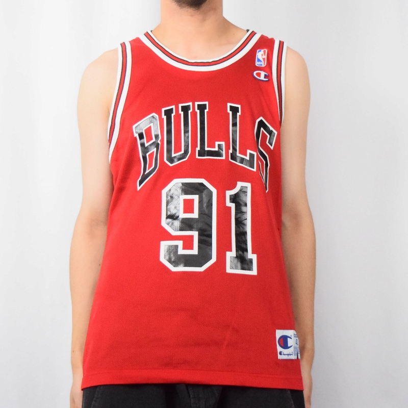 Champion NBA CHICAGO BULLS メッシュゲームタンクトップ size40
