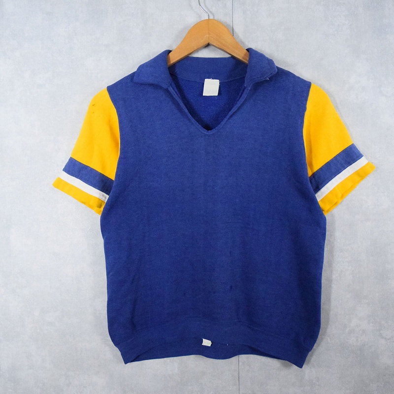 70's JCPenney USA製 襟付き 半袖スウェット L