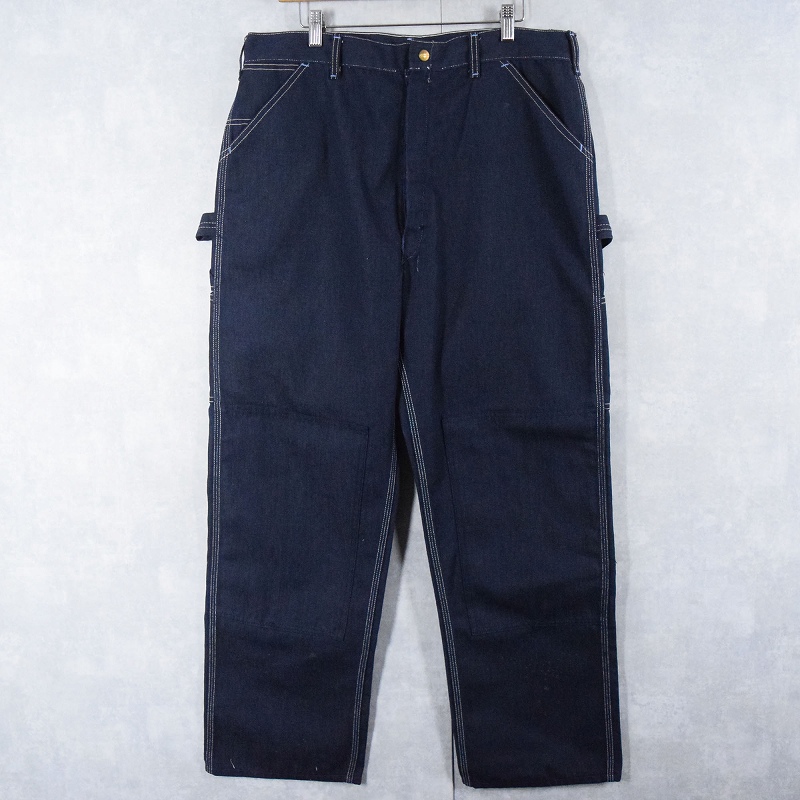 70's Sears TOUGHSKINS バットダイデニムペインターパンツ W36