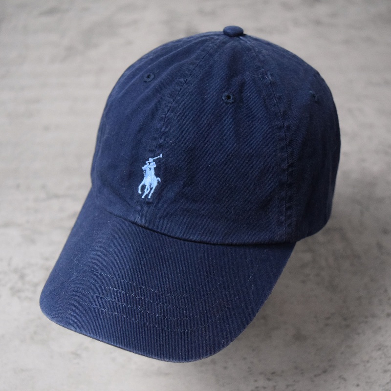 POLO Ralph Lauren ロゴ刺繍キャップ NAVY ONESIZE
