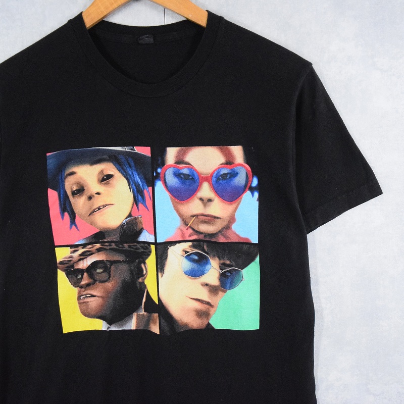 GORILLAZ ロックバンドTシャツ BLACK M