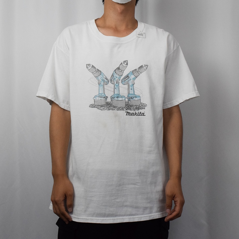 makita 電動工具メーカープリントTシャツ