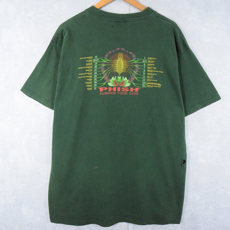 超貴重 PHISH 90年代 ロックTシャツ タイダイ XL ロンT バンドT｜トップス