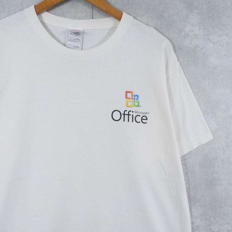 00 Microsoft Tシャツ企業T Apple maxell Office トップス - トップス