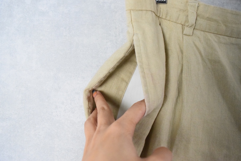 ブルックスブラザーズ ベージュ ツータック ショートパンツ