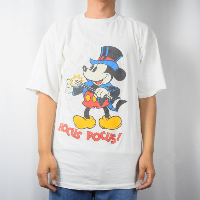 90年代 90s ディズニー ミッキーマウス 白 ホワイト 半袖 90年代 90s ディズニー ミッキーマウス 白 ホワイト 半袖