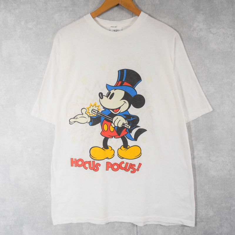 90年代 90s ディズニー ミッキーマウス 白 ホワイト 半袖