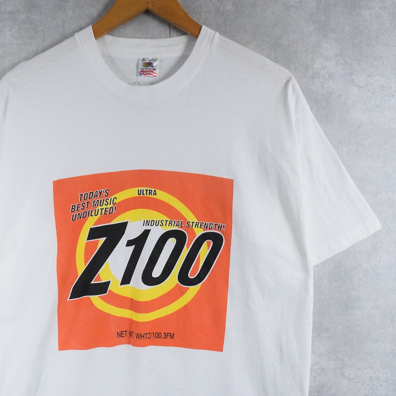 90's〜 Z100 USA製 ラジオ局プリントTシャツ XL