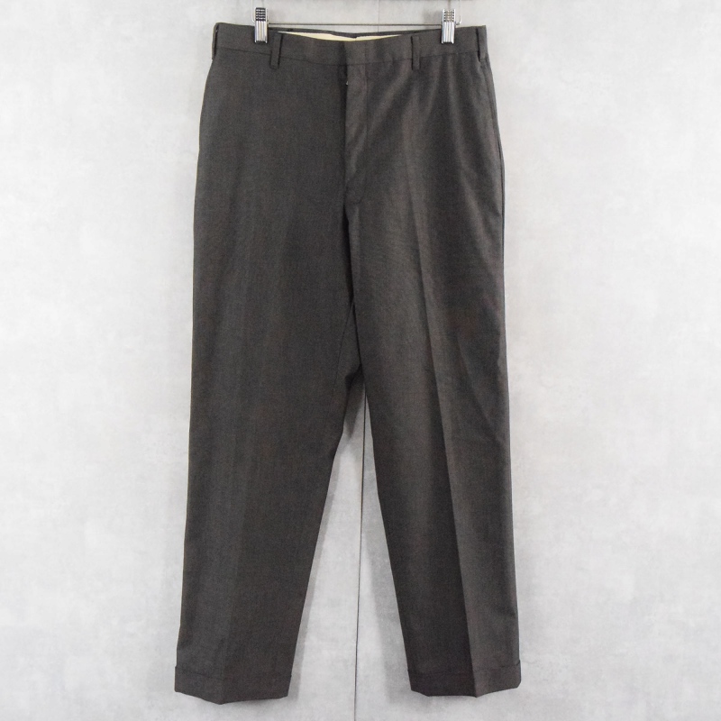 70's FARAH USA製 ノータックスラックス W33