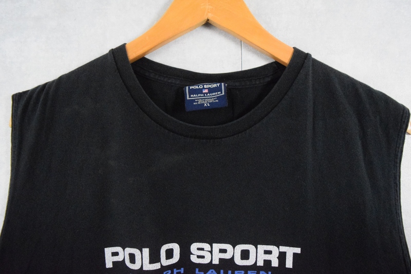 90's POLO SPORT Ralph Lauren ロゴプリントタンクトップ XL
