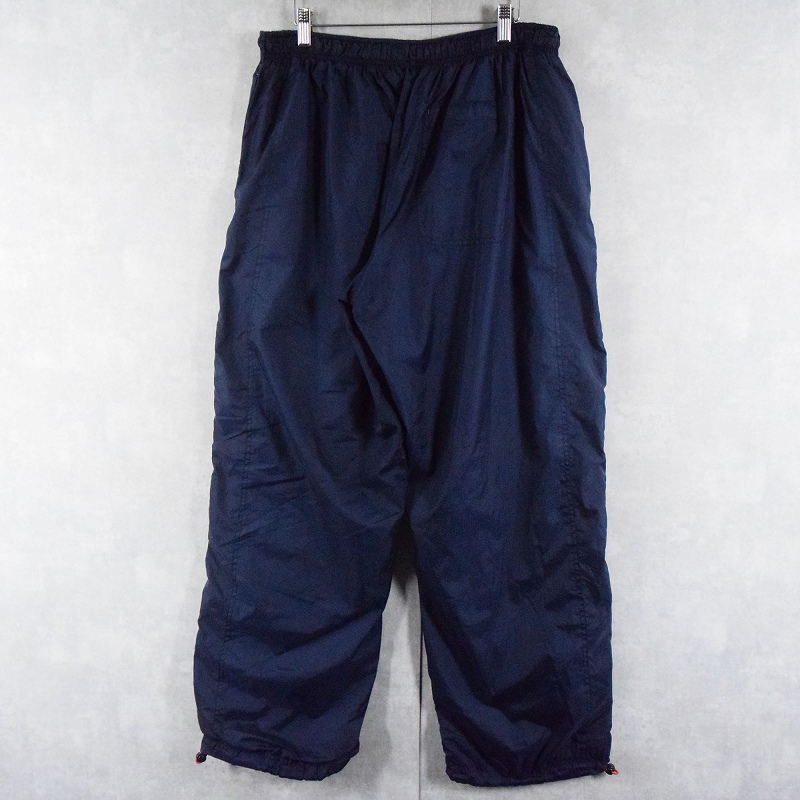 NIKE ナイロンデザインパンツ NAVY L