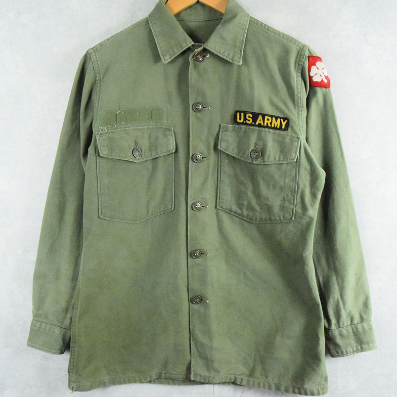 楽天市場】60s US ARMY 米軍実物 OG-107 コットン サテン