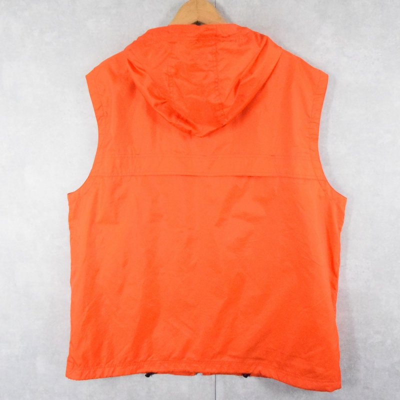 爆買い 英語 2000's GAP フーデッド ナイロンベスト XL トップス