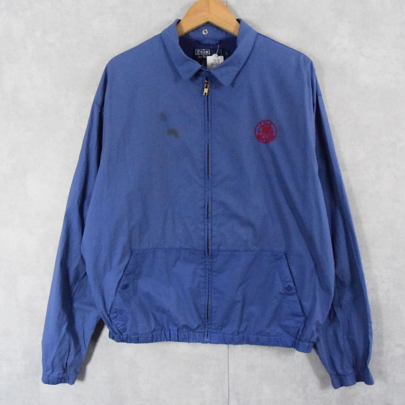 POLO Ralph Lauren クッキーパッチ刺繍 コットン×ポリエステル スイングトップ L