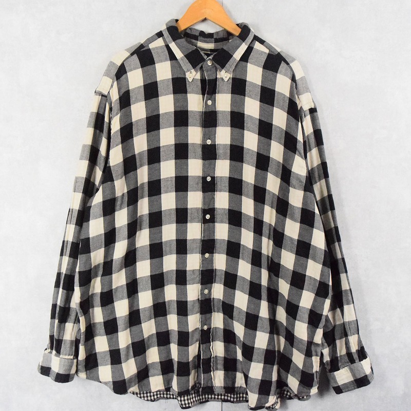 Ralph Lauren バッファローチェック柄 コットンガーゼ ボタンダウンシャツ 3XB