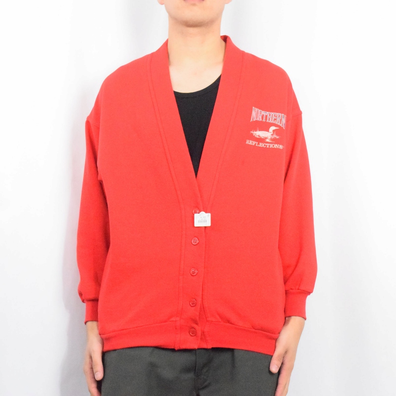 90年代 90s 赤 レッド カレッジ 長袖 | ビンテージ古着屋Feeet