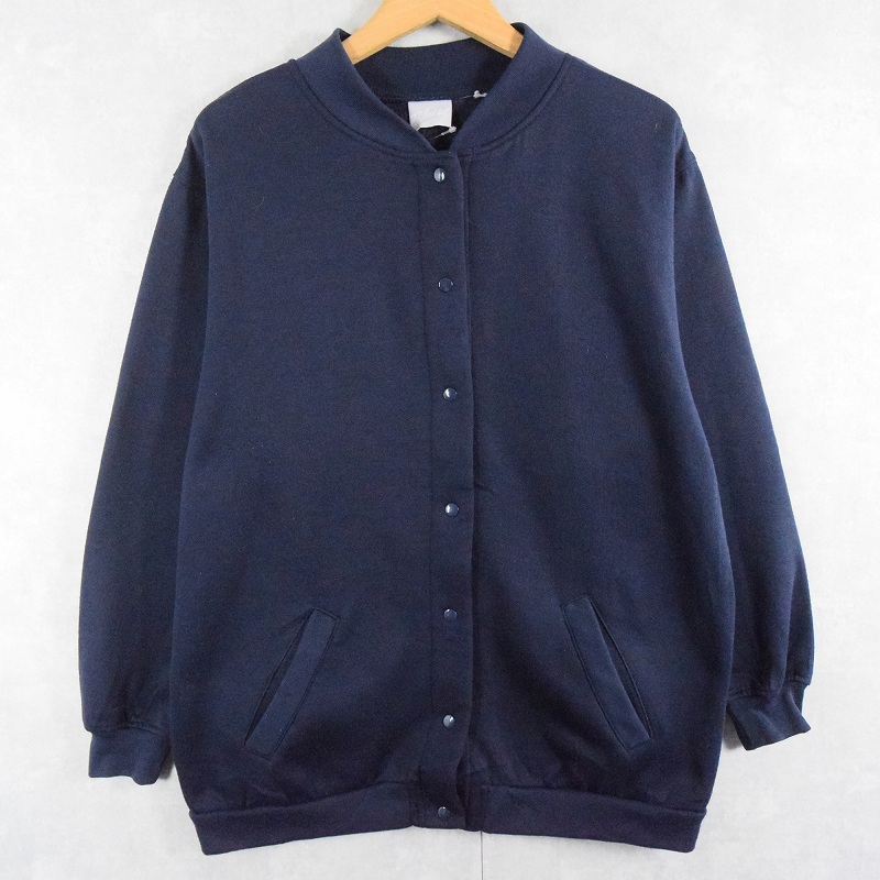 Blain スウェットスナップカーディガン NAVY