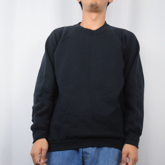 90年代 90s フルーツオブザルーム アメリカ製 黒 ブラック 長袖 | ビンテージ古着屋Feeet 通販 名古屋 大須 メンズ