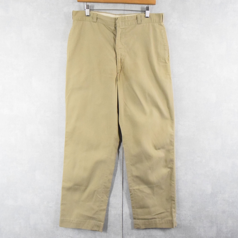 日本未入荷 60〜70's U.S.ARMY チノトラウザーズ W32 パンツ