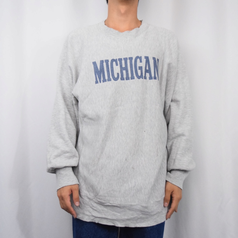 USA製 90s Champion R/W Sweatshirt 