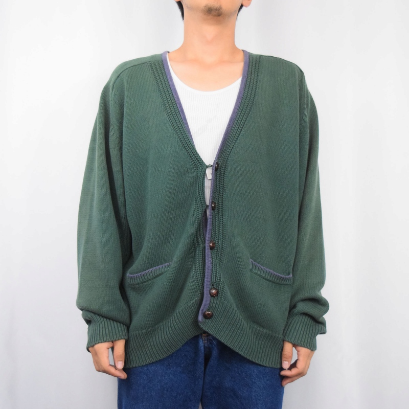 美品 90's Vintage GAP コットンニットカーディガン - メルカリ