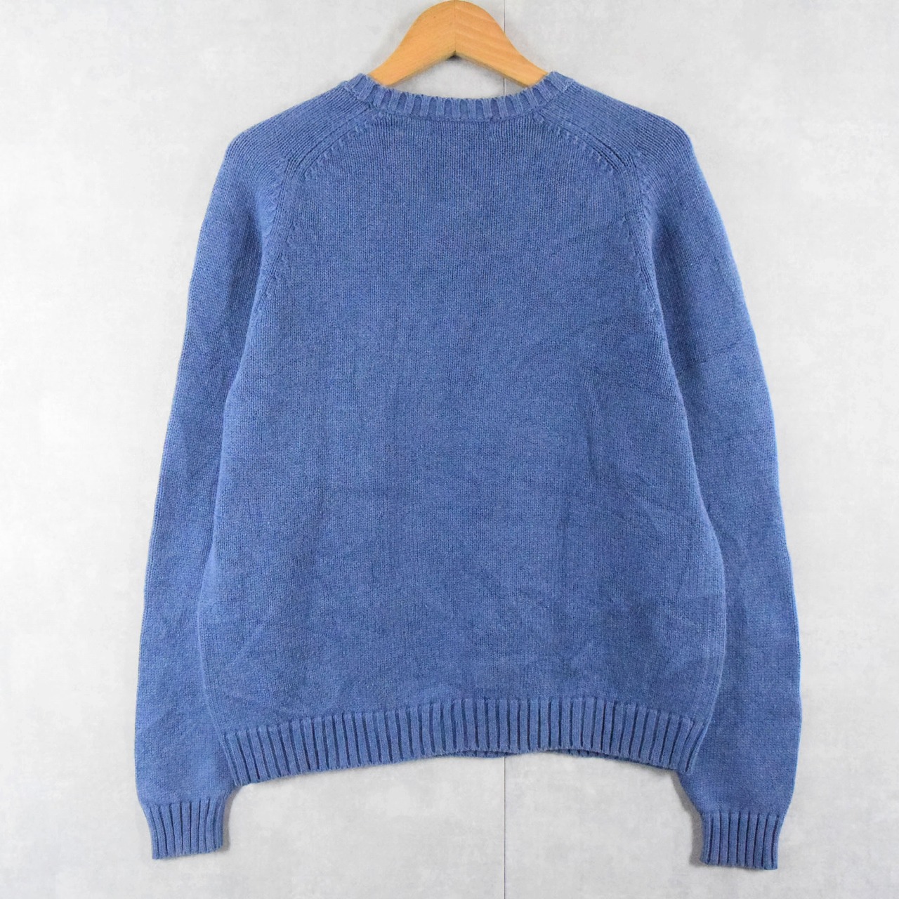 00s lands end コットン ニット 星条旗 ランズエンド