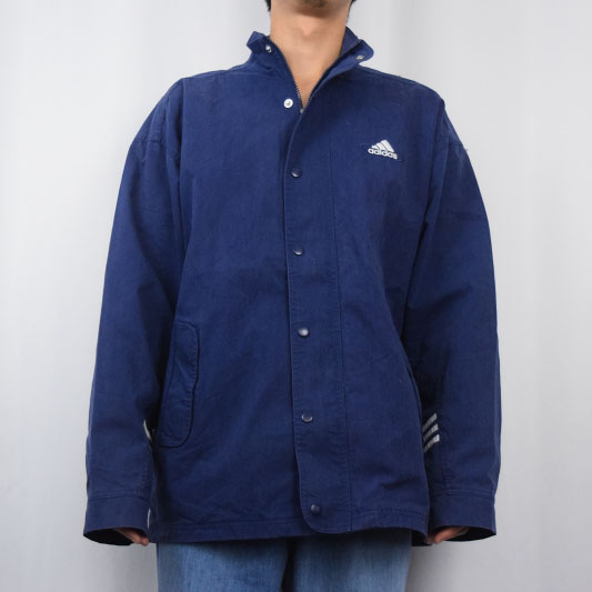 アディダス 90s 90年代 紺 ネイビー コート| ビンテージ古着屋Feeet 通販 名古屋 大須 メンズ