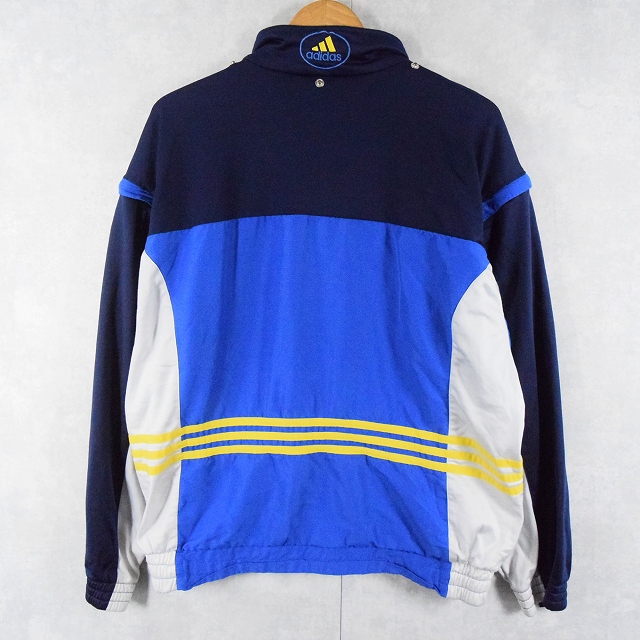 アディダス 90s 90年代 青 ブルー ブルゾン ジャージ トラック