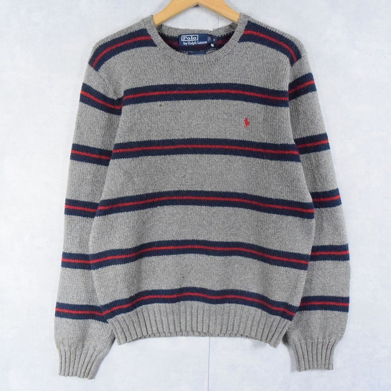 90's Polo Ralph Lauren Cotton Knit Polo Shirt M / ポロラルフ