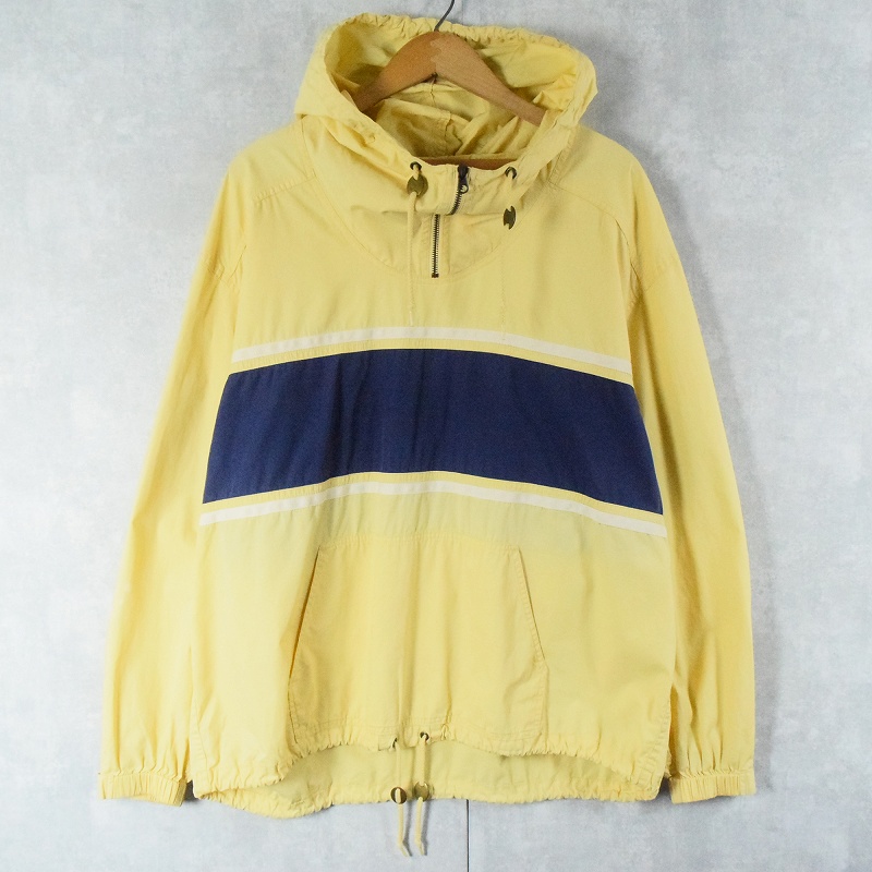 GAP 切り替えデザイン コットンアノラックパーカー L
