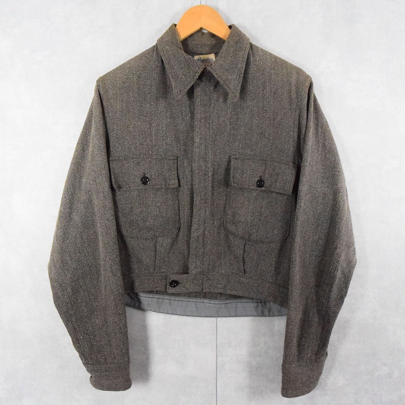 50s TIGER JAW グレー ワークジャケット
