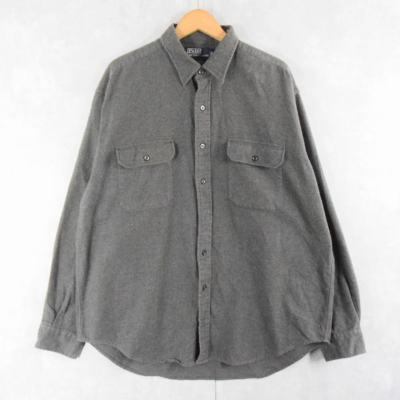 90's Polo Ralph Lauren コットンワークシャツ 