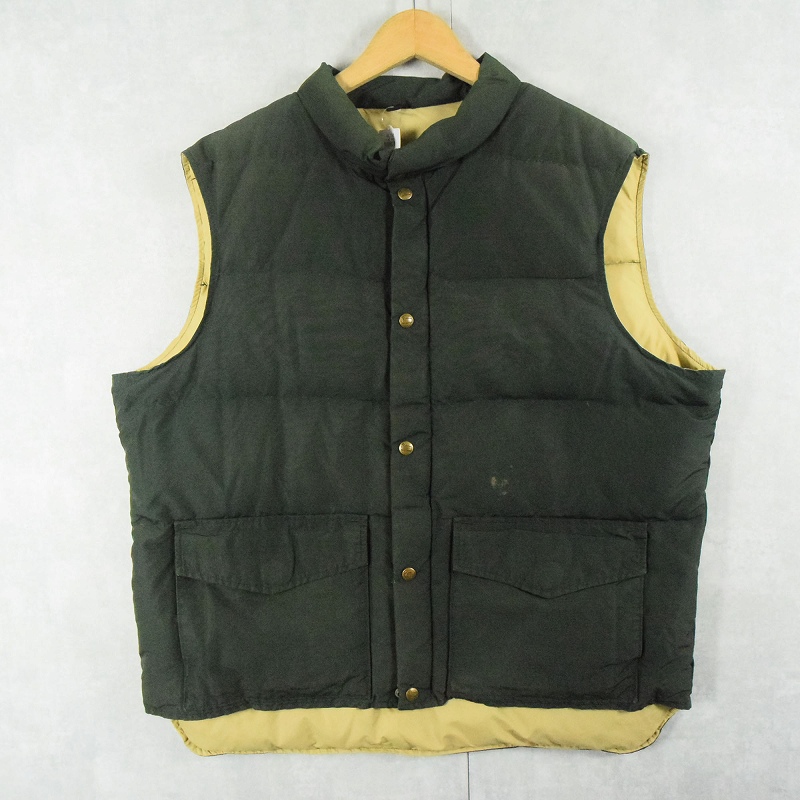 80's Woolrich ダウンベスト グリーン 表記(L) | すべての商品