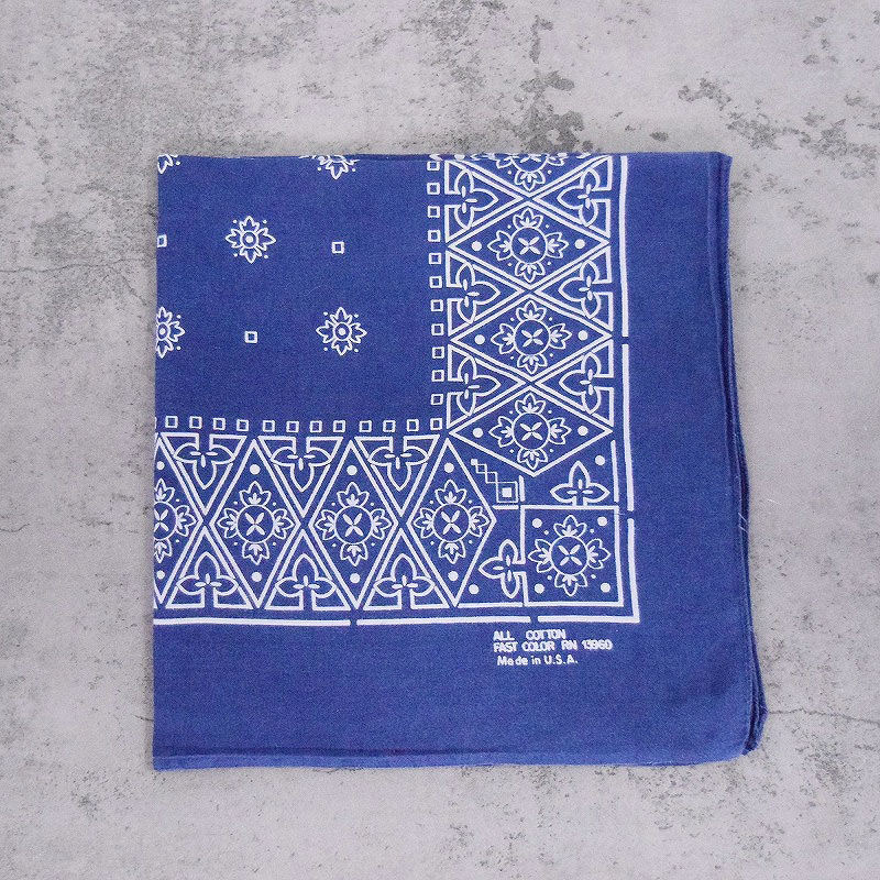 上品 ファストカラー 70年代 70s 紺 片耳 アメリカ製 ネイビー 小物