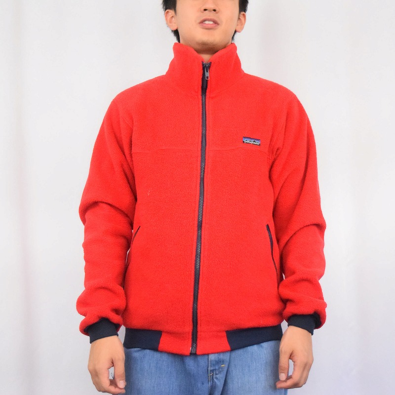 80's Patagonia USA製 フリースジップジャケット L