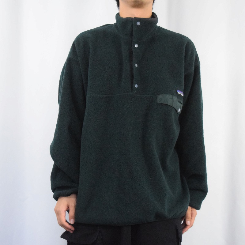 90's Patagonia スナップT GREEN XL