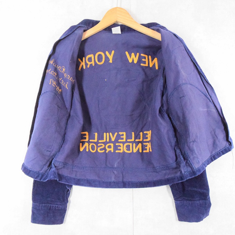 商品画像：90年代 90s ワークジャケット 紺 ネイビー |ヴインテージ古着屋 4