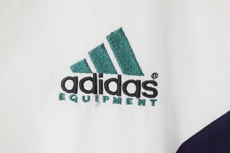 Vintage Adidas Athletics Classic Blue & White Striped Puffer