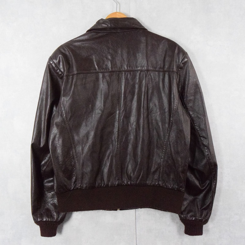 Leathercraft Process レザージャケット BROWN