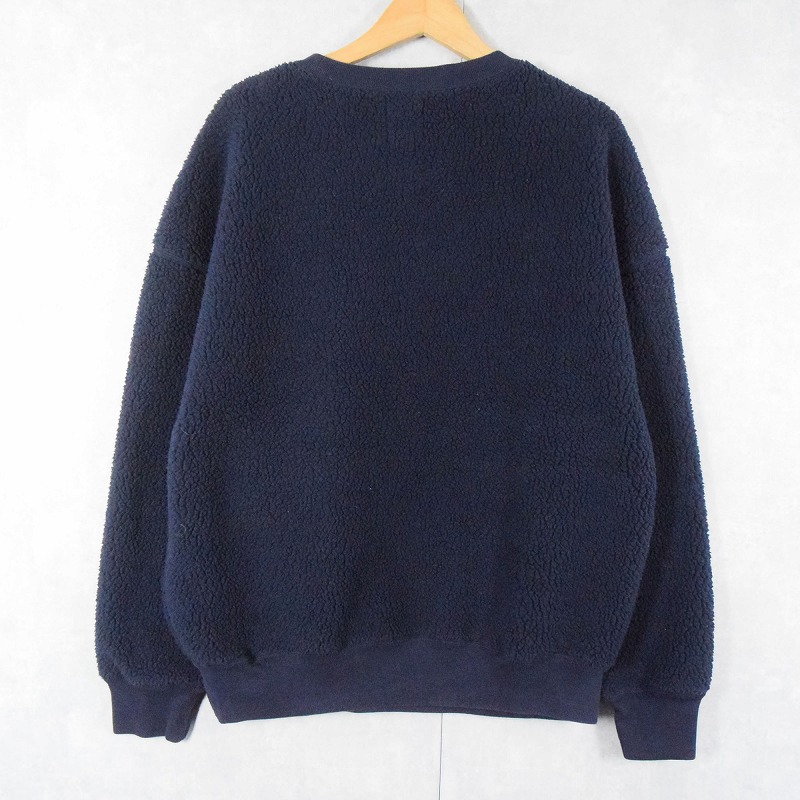 GAP 前V フリーススウェット NAVY L [143340]