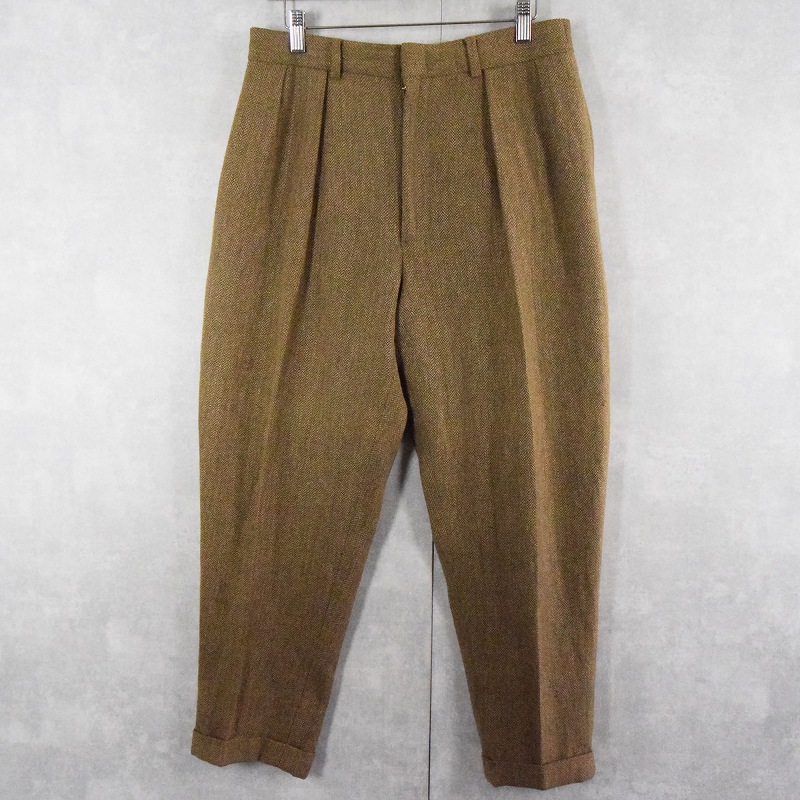 【あすつく】 90年代 ブラウン 茶色 アメリカ製 ポロラルフローレン 90s パンツ